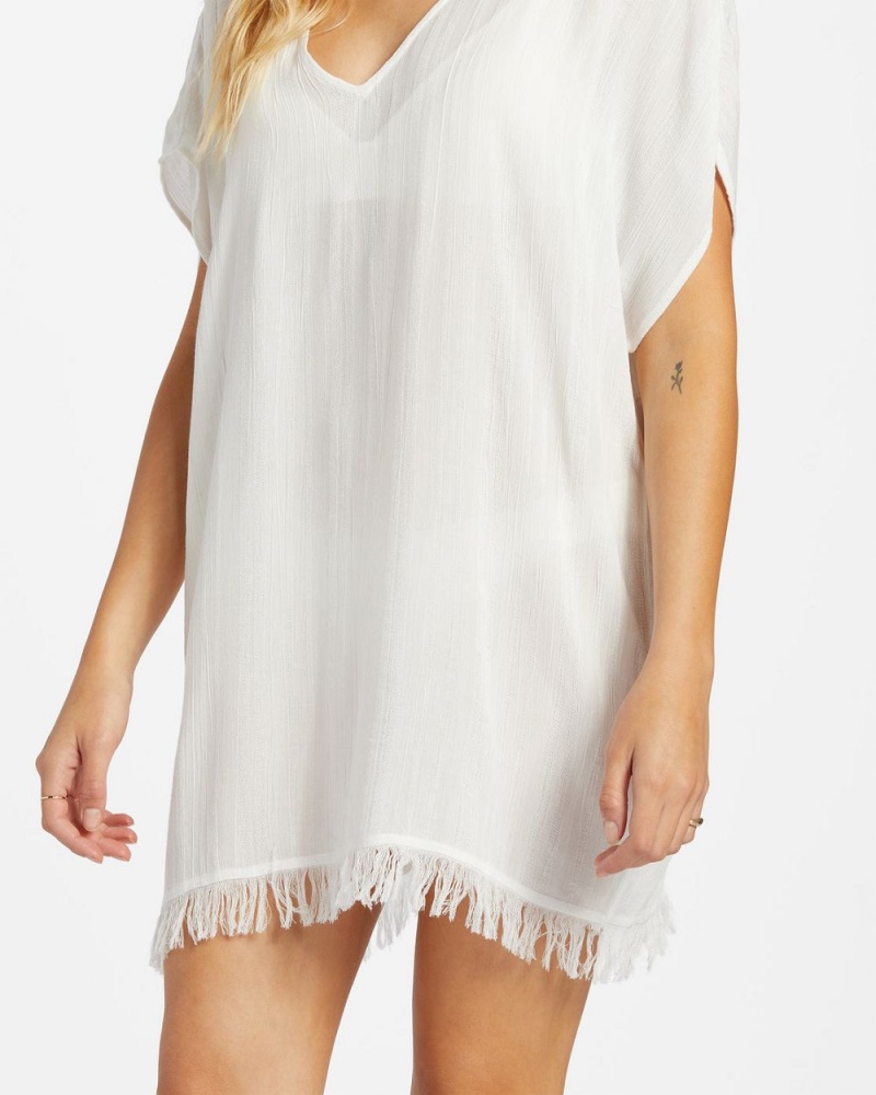 Salt Crystal Women's Billabong Walk Away Tunic Top Dress | 056318OIS