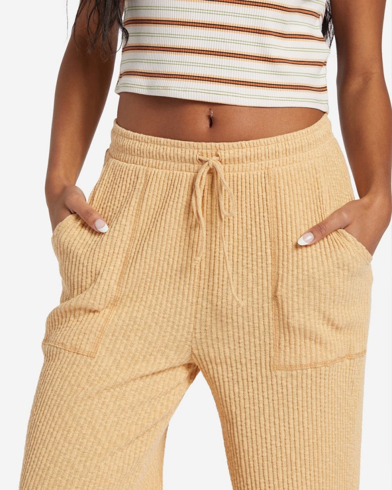 Soft Sand Women's Billabong Easy As Pants | 250497TUY