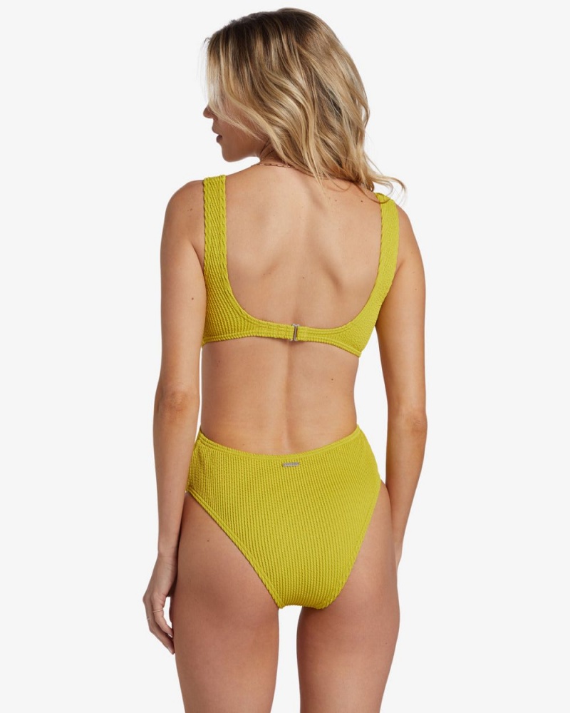 Tart Lime Women's Billabong Summer High One-Piece Swimsuit | 437895CAN