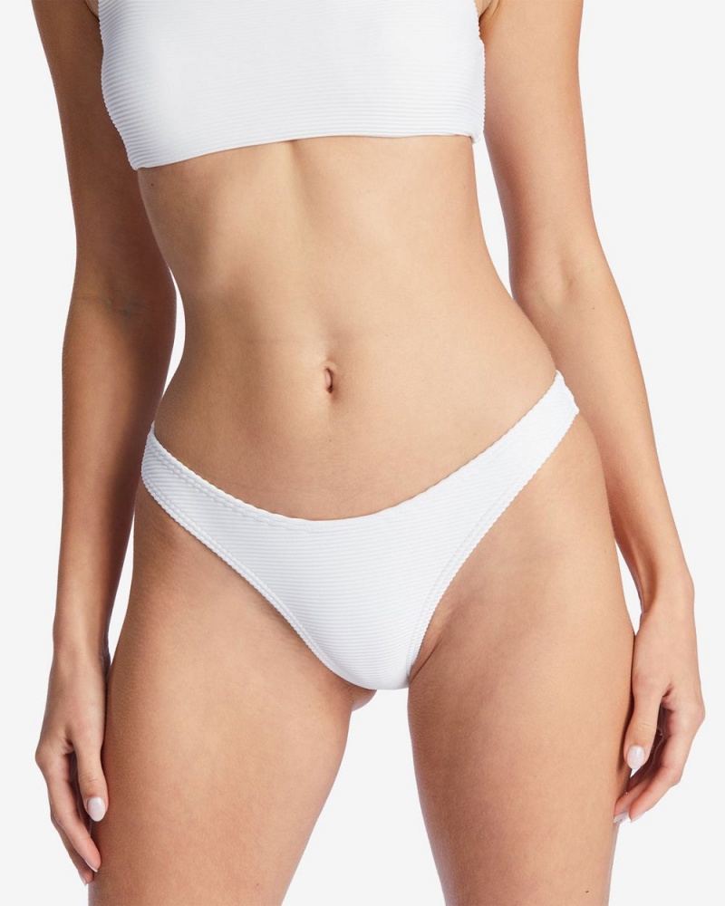 White Women's Billabong Tanlines Hike Bikini Bottoms | 039587IYR