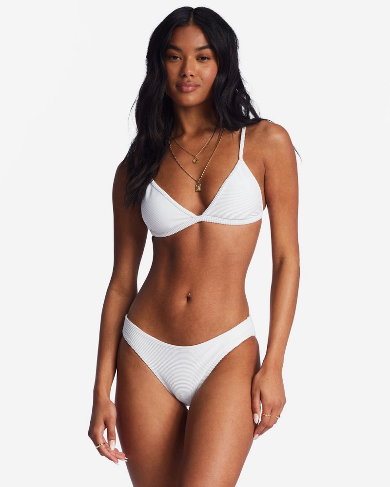 White Women's Billabong Tanlines Lowrider Bikini Bottoms | 049268EFM