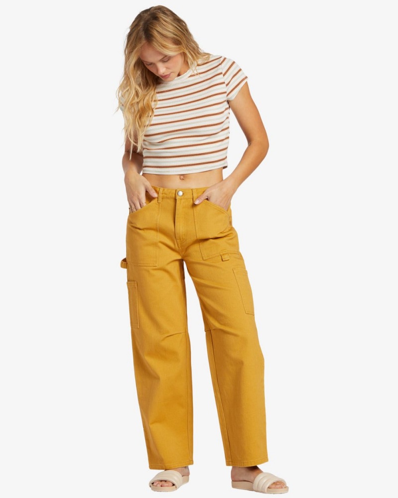 Wild Honey Women's Billabong Leia Cargo Pants | 725496BQC