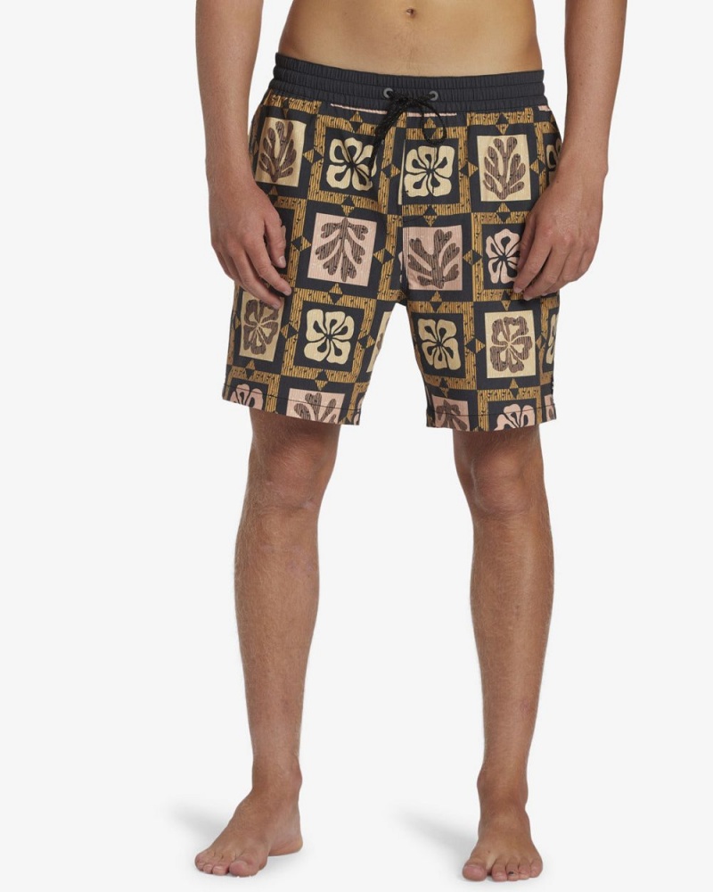 Yellow Men's Billabong Tiki Reef Layback 17