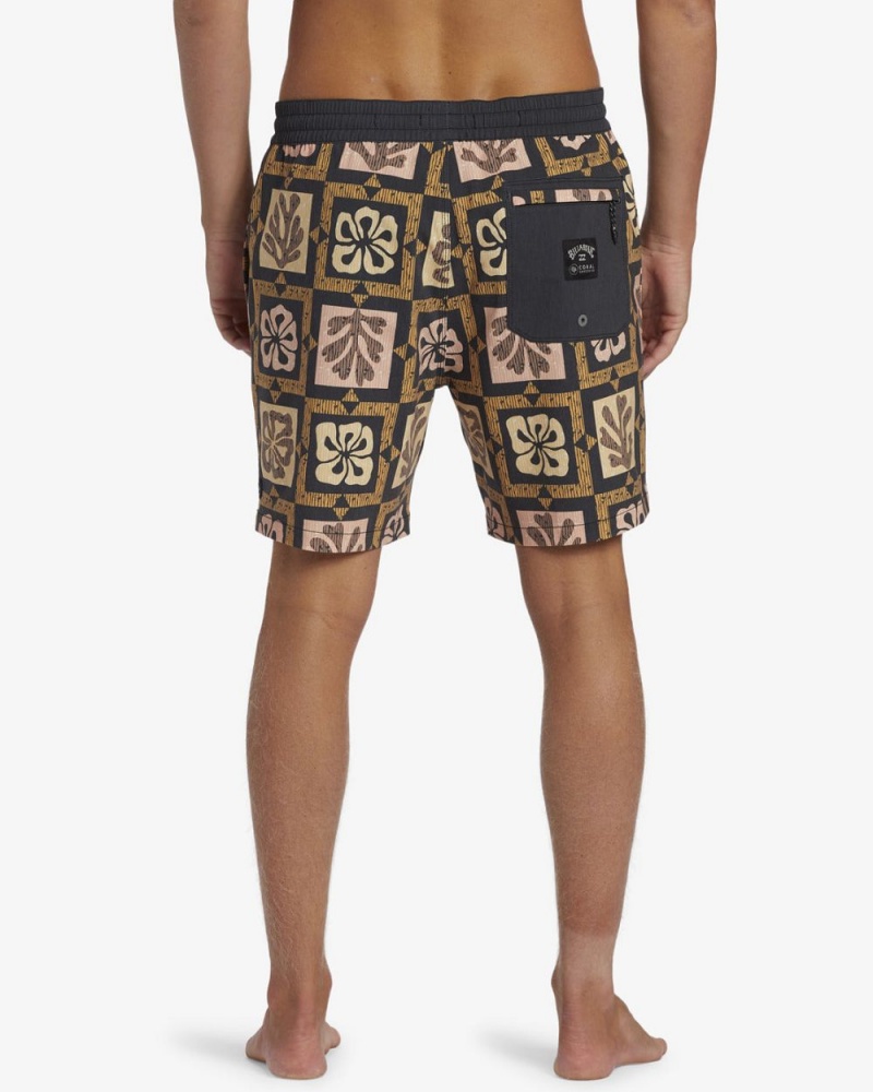 Yellow Men's Billabong Tiki Reef Layback 17